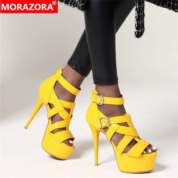 plus size 34-46 2021 gladiator sandals women zipper stilettos high heels platform shoes summer, Black
plus size 34-46 2021 gladiator sandals women zipper stilettos high heels platform shoes summer, Black