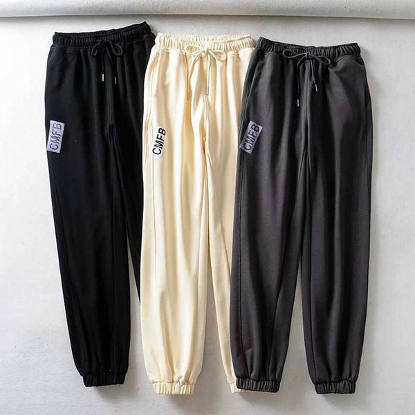 europe autumn letters sports casual pants loose elastic waist harlan trouser streetwear sweat high 210531, Black;white
europe autumn letters sports casual pants loose elastic waist harlan trouser streetwear sweat high 210531, Black;white
