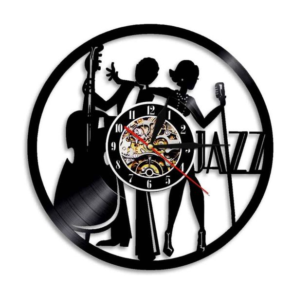 wall clocks jazz band cellist and singer laser etched silhouette record clock jazzist musical home decor handicraft art watch
wall clocks jazz band cellist and singer laser etched silhouette record clock jazzist musical home decor handicraft art watch
