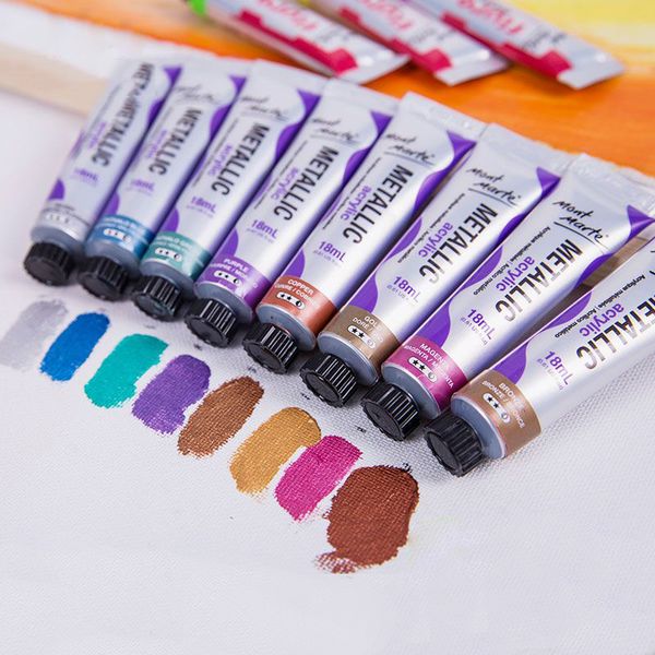 8 colors 18ml acrylic paint set artist fluorescent metallic color paint for kid student painting pigment art paints supplies diy
8 colors 18ml acrylic paint set artist fluorescent metallic color paint for kid student painting pigment art paints supplies diy