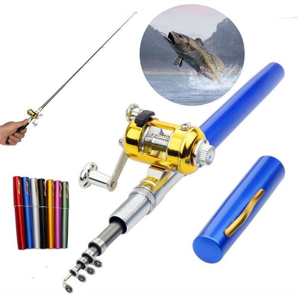 boat fishing rods 7 colors portable pocket mini pole frp 1m pen shape folded with reel wheel
boat fishing rods 7 colors portable pocket mini pole frp 1m pen shape folded with reel wheel