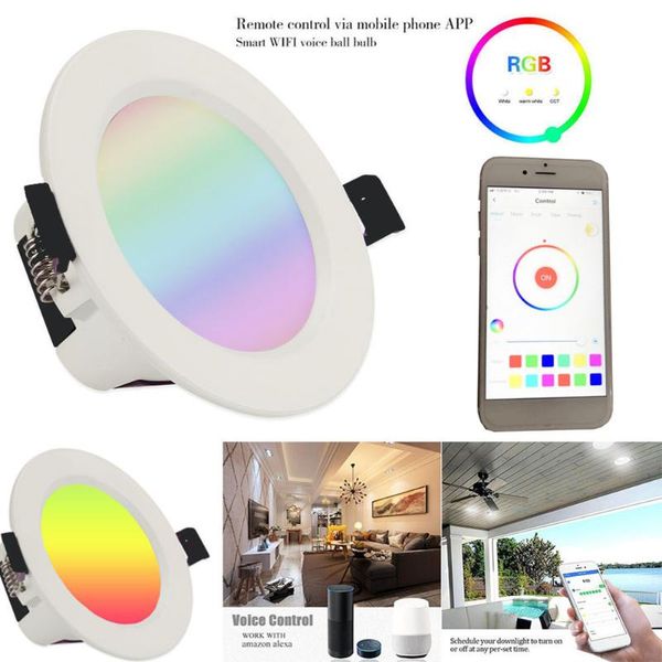 downlights multi-functional e27 85v-265v dimmable smart down light durable wifi app control recessed ceiling bulb
downlights multi-functional e27 85v-265v dimmable smart down light durable wifi app control recessed ceiling bulb