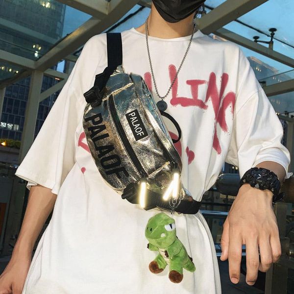 waist bags banana bag men hip hop chest reflectire strip male belt pack crossbody man phone pouch fashion
waist bags banana bag men hip hop chest reflectire strip male belt pack crossbody man phone pouch fashion