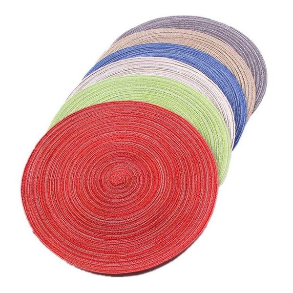 mats & pads 6 round woven placemat, high temperature resistant non-slip 11 7/8 inch diameter washable placemat
mats & pads 6 round woven placemat, high temperature resistant non-slip 11 7/8 inch diameter washable placemat