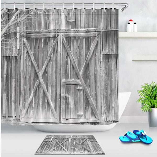 shower curtains waterproof fabric rustic wood curtain liner bathroom accessories mat hook 
shower curtains waterproof fabric rustic wood curtain liner bathroom accessories mat hook