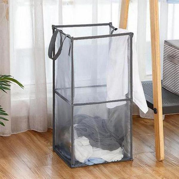 laundry bags mesh foldable kitchen hamper basket dirty clothing book container storage bin underwear bag organizer e0o0
laundry bags mesh foldable kitchen hamper basket dirty clothing book container storage bin underwear bag organizer e0o0