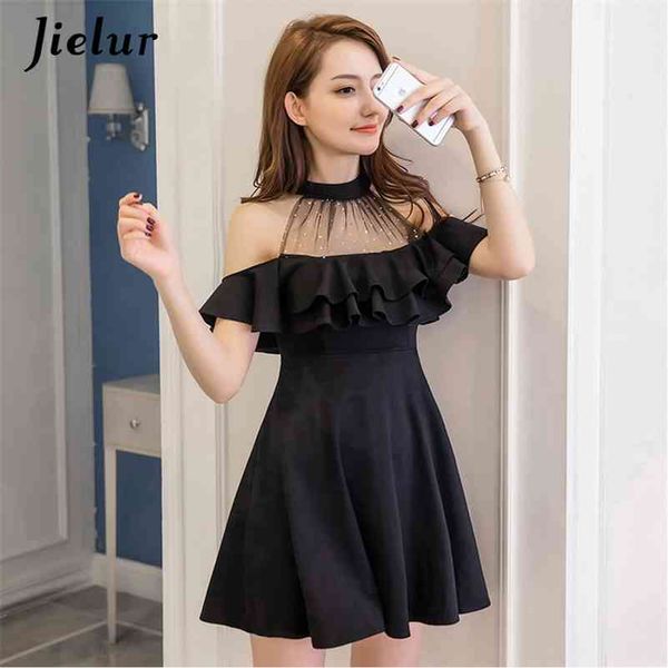 jielur elegant lace off shoulder women dress summer korean hipster black white party slim ruffles a line dress vestidos 210329, Black;gray
jielur elegant lace off shoulder women dress summer korean hipster black white party slim ruffles a line dress vestidos 210329, Black;gray