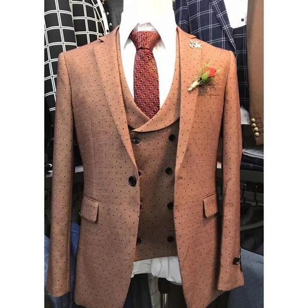 men's suits & blazers 2021 orange dots printed men suit 3 pieces wedding for formal business blazer groom tuxedo jacket vest pants, White;black
men's suits & blazers 2021 orange dots printed men suit 3 pieces wedding for formal business blazer groom tuxedo jacket vest pants, White;black