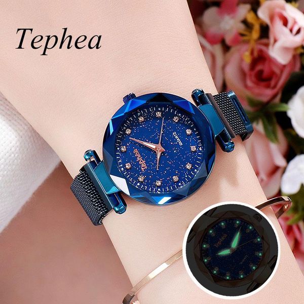 wristwatches women's watch lumininous watches ladies starry sky wristwatch luxury rihnestone bracelet blue dial fashion relojes para mu, Slivery;brown
wristwatches women's watch lumininous watches ladies starry sky wristwatch luxury rihnestone bracelet blue dial fashion relojes para mu, Slivery;brown