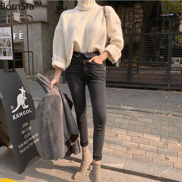 bornsra 2021 spring summer stretch flanging denim jeans women jeggings tassel high waist pants capris female skinny pencil jean women's, Blue
bornsra 2021 spring summer stretch flanging denim jeans women jeggings tassel high waist pants capris female skinny pencil jean women's, Blue