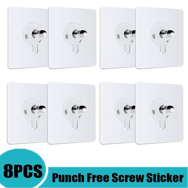 hooks & rails 6*6cm punch-screw stickers wall picture non-marking invisible traceless for hardwall drywall hanging
hooks & rails 6*6cm punch-screw stickers wall picture non-marking invisible traceless for hardwall drywall hanging