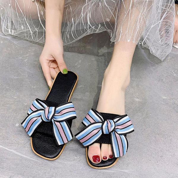 women's flip flops ladies slippers beach summer shoes women slip on bow-knot flat slides outdoor female casual, Black
women's flip flops ladies slippers beach summer shoes women slip on bow-knot flat slides outdoor female casual, Black