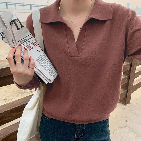 women's sweaters v neck sweater women loose vintage cashmere sweatshirt female 2021 basic long sleeve knitted pullover ladies, White;black
women's sweaters v neck sweater women loose vintage cashmere sweatshirt female 2021 basic long sleeve knitted pullover ladies, White;black