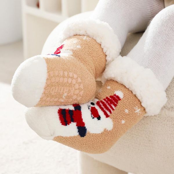 socks coral fleece baby anti slip floor winter warm thick for born girl boy infant indoor toddlers, Pink;yellow
socks coral fleece baby anti slip floor winter warm thick for born girl boy infant indoor toddlers, Pink;yellow