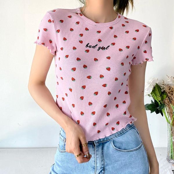 printed knitted ribbed t shirts women summer o neck short sleeve slim bodycon cropped casual letter pink elastic tee women's t-shi, White
printed knitted ribbed t shirts women summer o neck short sleeve slim bodycon cropped casual letter pink elastic tee women's t-shi, White