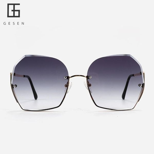 sunglasses gesen square cutting lens for women fashion half frame gradient men's sun glasses female irregular shades, White;black
sunglasses gesen square cutting lens for women fashion half frame gradient men's sun glasses female irregular shades, White;black