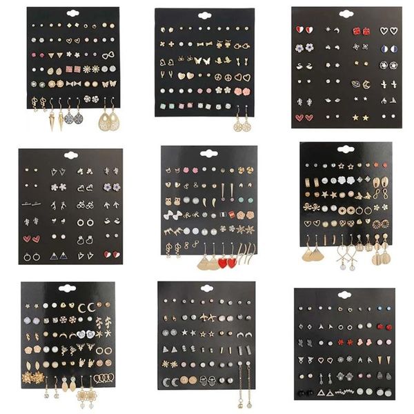 stud 30 pairs/set mixed styles small crystal rhinestone pearl heart flower triangle earrings set for women girls jewelry, Golden;silver
stud 30 pairs/set mixed styles small crystal rhinestone pearl heart flower triangle earrings set for women girls jewelry, Golden;silver