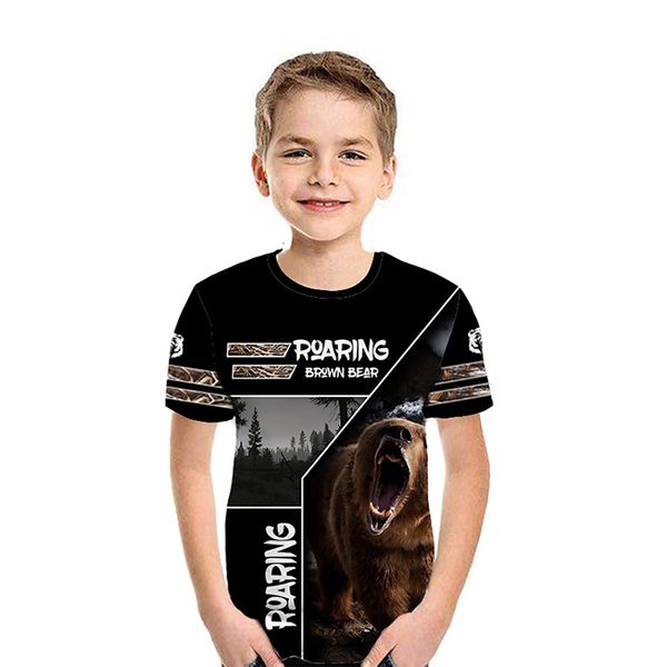 brown bear pattern children 3d printed t-shirt animal print summer daily sports shirt round neck short sleeve high quality, Blue
brown bear pattern children 3d printed t-shirt animal print summer daily sports shirt round neck short sleeve high quality, Blue