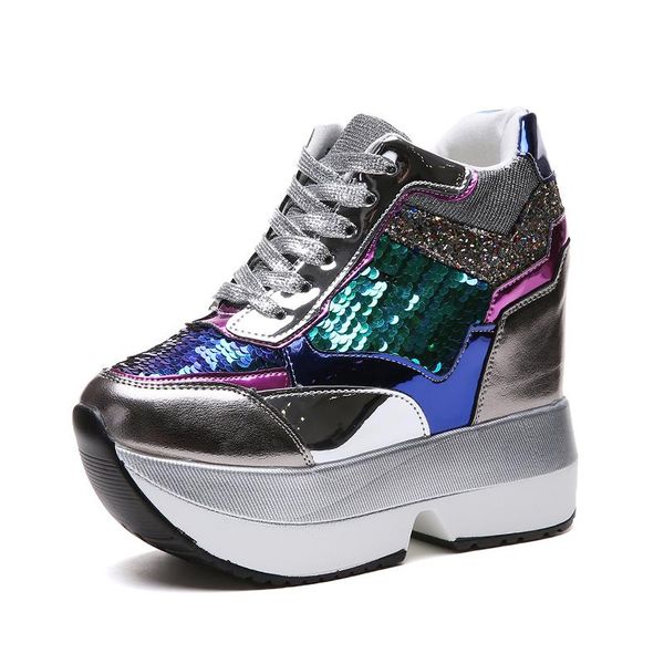 dress shoes 2021 spring women's wild thick-soled platform increased sports leisure personality shoes12cm super high woman in, Black
dress shoes 2021 spring women's wild thick-soled platform increased sports leisure personality shoes12cm super high woman in, Black