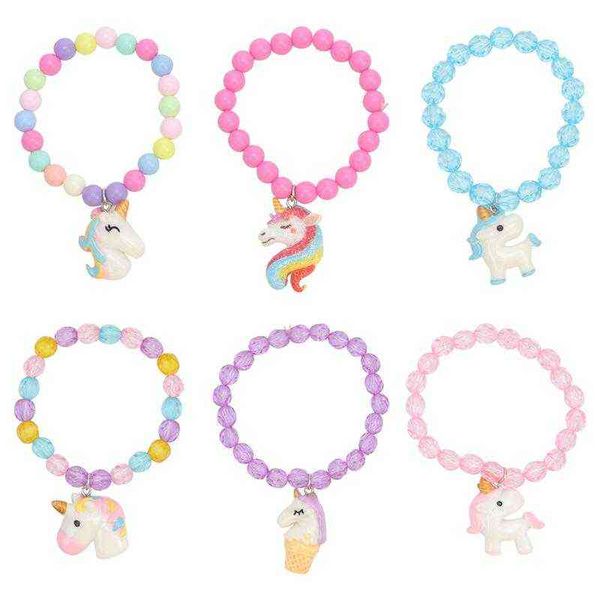 6pcs unicorn pony bracelets colorful beads bracelet acrylic kids wrist decor, Golden;silver
6pcs unicorn pony bracelets colorful beads bracelet acrylic kids wrist decor, Golden;silver