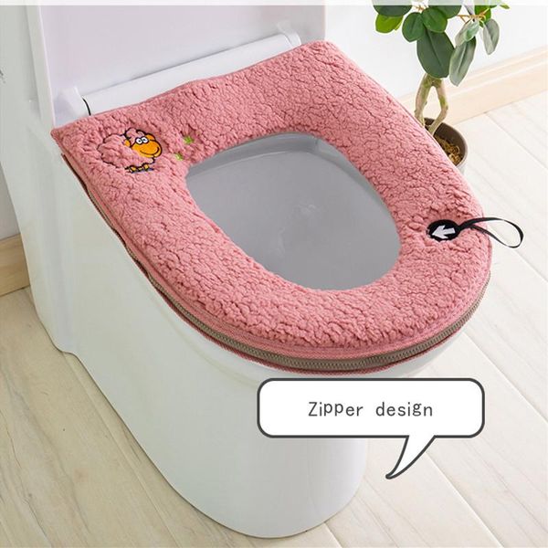 wool cashmere toilet seat with handle thickening zipper embroidery style cartoon covers
wool cashmere toilet seat with handle thickening zipper embroidery style cartoon covers