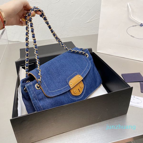 designer- women vintage denim chain bags messenger bag vintage denim shoulder underarm large capacity tote bag
designer- women vintage denim chain bags messenger bag vintage denim shoulder underarm large capacity tote bag