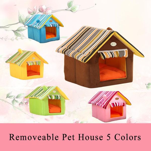 soft dog house removable winter warm home pet bed with cushion for most cat kennel 5 color supplies kennels & pens
soft dog house removable winter warm home pet bed with cushion for most cat kennel 5 color supplies kennels & pens