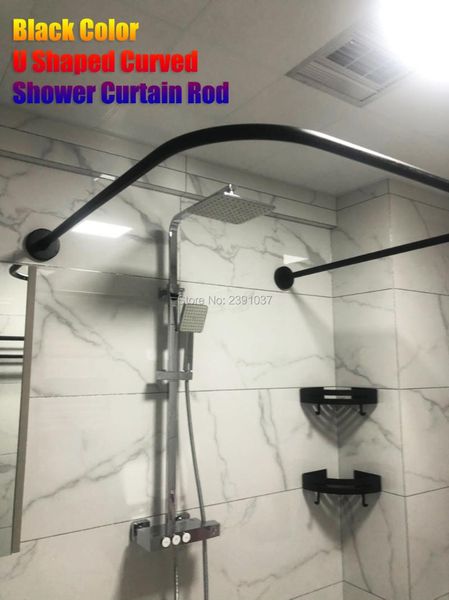shower curtains black u shaped curved curtain rod stainless poles punch-suction cups bathroom rail track
shower curtains black u shaped curved curtain rod stainless poles punch-suction cups bathroom rail track
