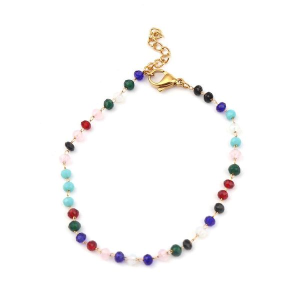 charm bracelets boho candy color glass beads bracelet for women girl multicolor round gold stainless steel bangle fashion jewelry, Golden;silver
charm bracelets boho candy color glass beads bracelet for women girl multicolor round gold stainless steel bangle fashion jewelry, Golden;silver