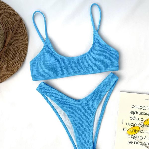 women's swimwear pure color folds simple swimsuit 2021 summer fashion split ladies bikini beach clothing, White;black
women's swimwear pure color folds simple swimsuit 2021 summer fashion split ladies bikini beach clothing, White;black