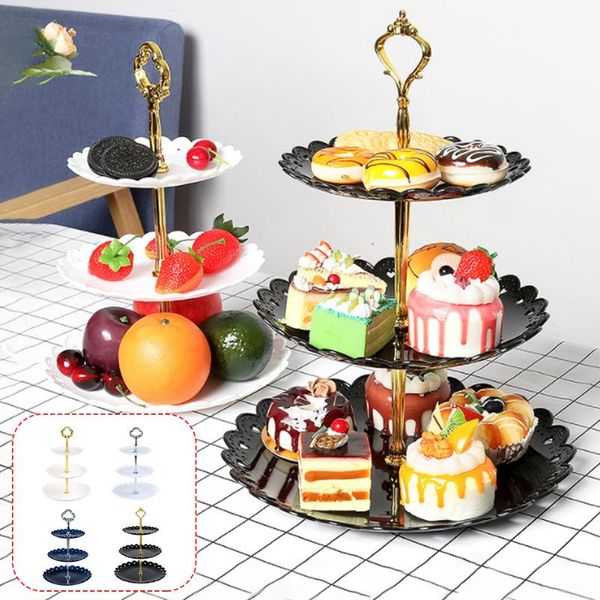 dishes & plates 3-tier cake stand elegant dessert cupcake pastry serving tray platter for tea party, wedding and birthday display
dishes & plates 3-tier cake stand elegant dessert cupcake pastry serving tray platter for tea party, wedding and birthday display