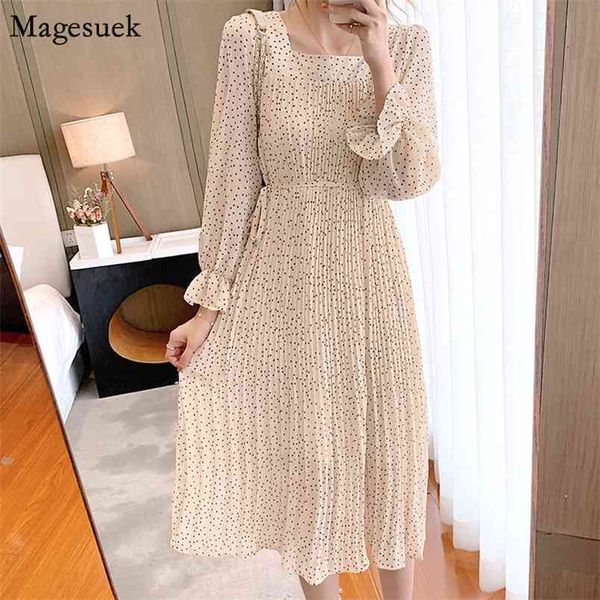 autumn long sleeve dress women mid-calf polka dot elegant pleated chiffon maxi es for vestidos 12006 210512, Black;gray
autumn long sleeve dress women mid-calf polka dot elegant pleated chiffon maxi es for vestidos 12006 210512, Black;gray