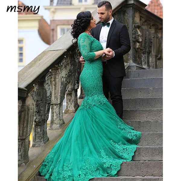 party dresses simple evening mermaid floor length three quarter sleeeves prom dressess lace sweep train gowns custom made, White;black
party dresses simple evening mermaid floor length three quarter sleeeves prom dressess lace sweep train gowns custom made, White;black