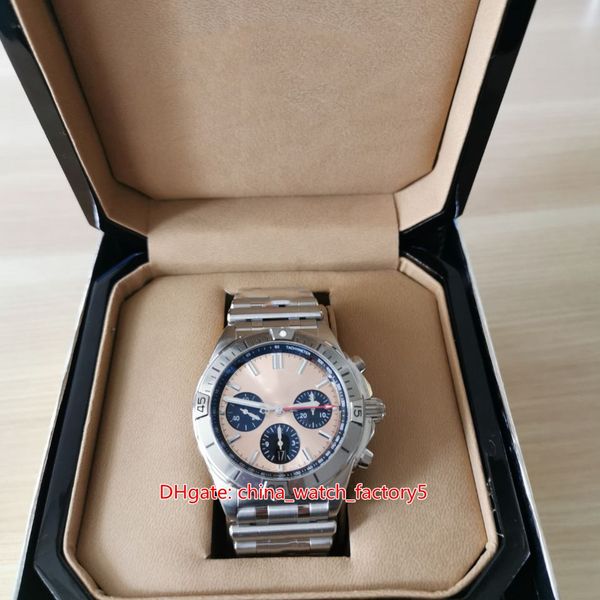 gf factory super quality mens watches 42mm chronomat b01 42 waterproof sapphire glass chronograph eta 7750 movement mechanical automatic wat, Slivery;brown
gf factory super quality mens watches 42mm chronomat b01 42 waterproof sapphire glass chronograph eta 7750 movement mechanical automatic wat, Slivery;brown