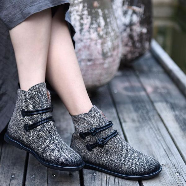 boots artmu original retro folk style ankle 2021 women with flat soles handmade fall and winter 268-5, Black
boots artmu original retro folk style ankle 2021 women with flat soles handmade fall and winter 268-5, Black