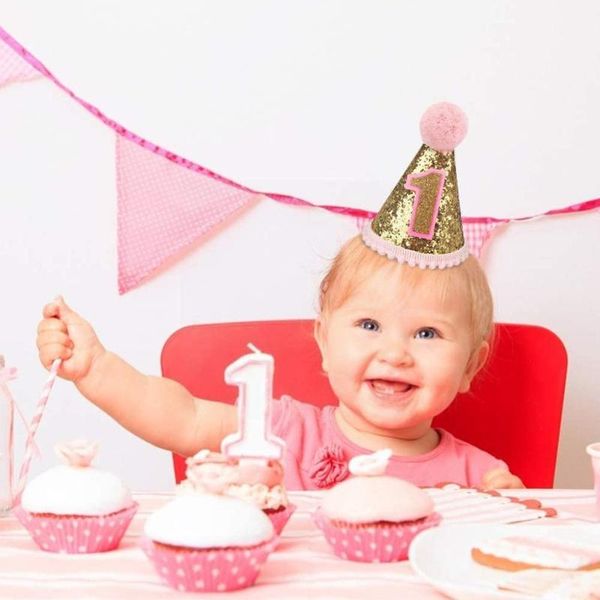 party hats 1pcs mini hat birthday cap boy and girl first blue pointed flash decoration z2t7
party hats 1pcs mini hat birthday cap boy and girl first blue pointed flash decoration z2t7