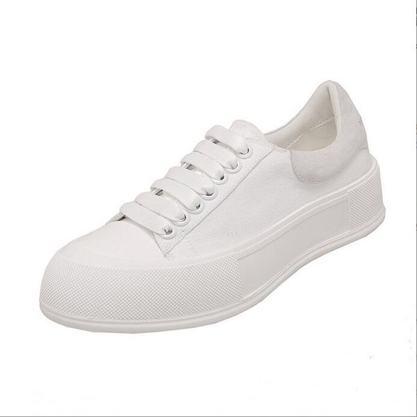 2021 spring new white shoes women's lace-up thick-soled canvas shoes shell head flat casual sneakers
2021 spring new white shoes women's lace-up thick-soled canvas shoes shell head flat casual sneakers