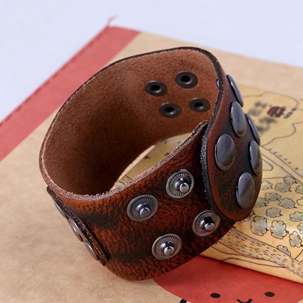 charm bracelets 2021 cuff wristband faux leather adjustable bangle punk bracelet for men fashion jewelry accessories, Golden;silver
charm bracelets 2021 cuff wristband faux leather adjustable bangle punk bracelet for men fashion jewelry accessories, Golden;silver