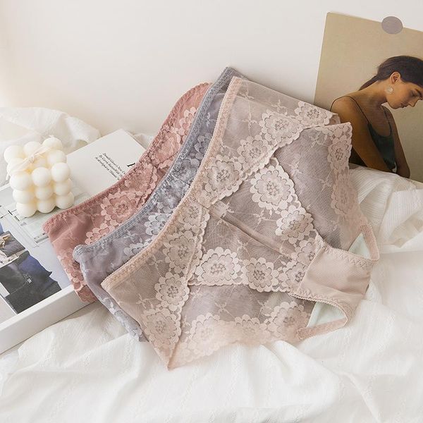 women's panties underwear lace perspective mesh pure color briefs low waist underpants female cotton lingerie, Black;pink
women's panties underwear lace perspective mesh pure color briefs low waist underpants female cotton lingerie, Black;pink