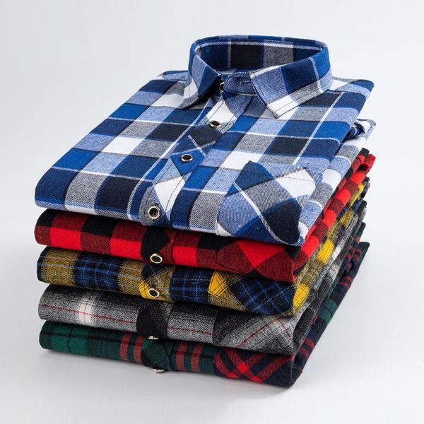 men's casual shirts spring autumn men cotton long sleeve frosted plaid shirt middle-aged young regular fit oversize korean top, White;black
men's casual shirts spring autumn men cotton long sleeve frosted plaid shirt middle-aged young regular fit oversize korean top, White;black