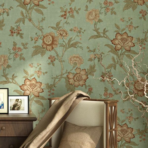 american style large flower non woven wallpaper antique coffee bedroom living room background wall u175 wallpapers
american style large flower non woven wallpaper antique coffee bedroom living room background wall u175 wallpapers