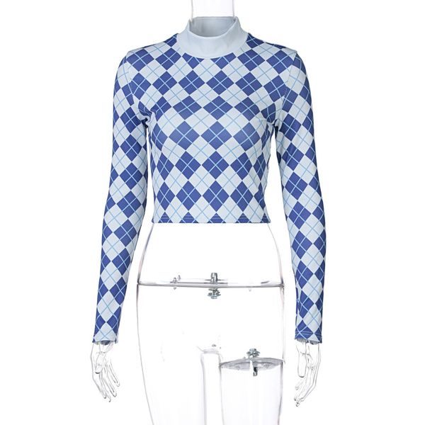 allneon y2k aesthetics argyle plaid knitted cropped 2000s vintage turtleneck long sleeve blue t-shirts e-girl outfits slim, White
allneon y2k aesthetics argyle plaid knitted cropped 2000s vintage turtleneck long sleeve blue t-shirts e-girl outfits slim, White