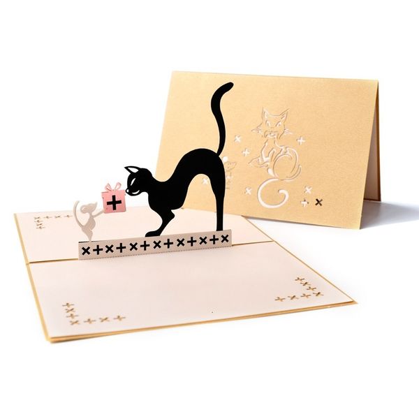 silhouettes paper carving 3d stereo greeting card handmade creative children's gift cat and mouse
silhouettes paper carving 3d stereo greeting card handmade creative children's gift cat and mouse
