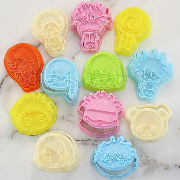 baking moulds 6/8/10 pcs anime jujutsu kaisen gojou satoru cookie cutters set press stamp embosser sugar pasty cake diy bakery mold
baking moulds 6/8/10 pcs anime jujutsu kaisen gojou satoru cookie cutters set press stamp embosser sugar pasty cake diy bakery mold