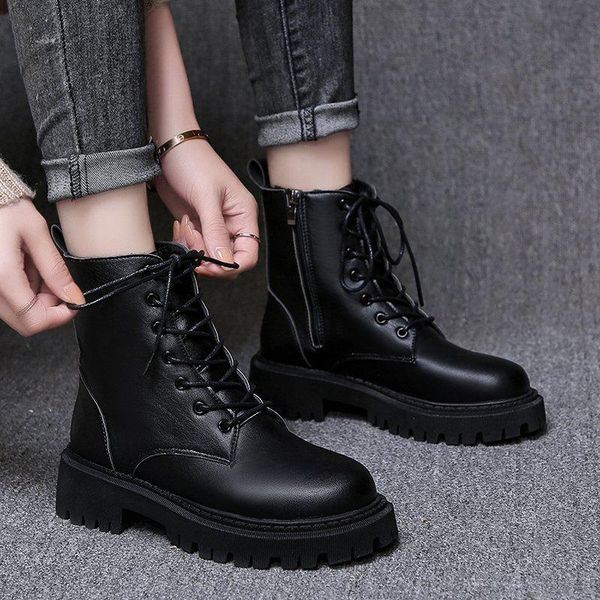 boots solid black women's casual breathable leather soft sneakers outdoor walking increase flat shoes
boots solid black women's casual breathable leather soft sneakers outdoor walking increase flat shoes