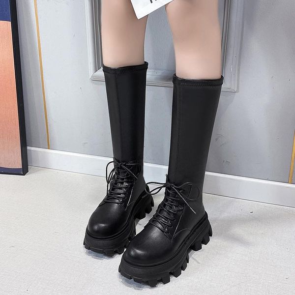 boots 2021 women fashion thick med heel platform over the knee boot round toe lace up zipper ladies autumn winter black
boots 2021 women fashion thick med heel platform over the knee boot round toe lace up zipper ladies autumn winter black