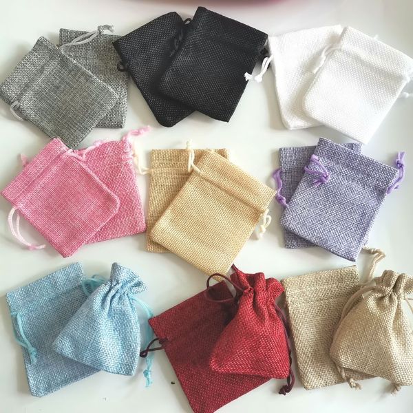 20pcs linen jute drawstring gift bags burlap pouch christmas wedding birthday party baby supplies jewelry packing sack pouches, Pink;blue
20pcs linen jute drawstring gift bags burlap pouch christmas wedding birthday party baby supplies jewelry packing sack pouches, Pink;blue