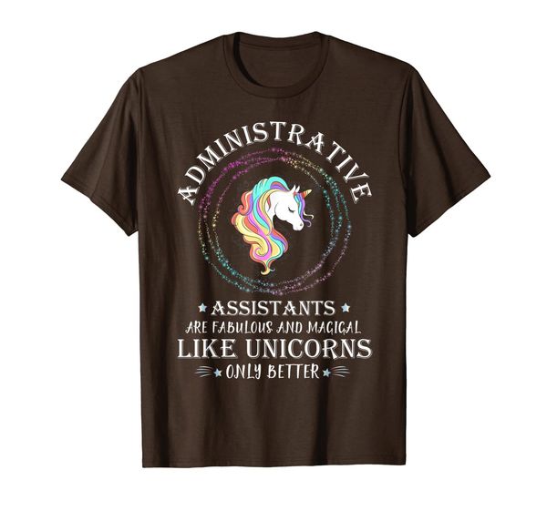administrative assistants fabulous like unicorns t-shirt, White;black
administrative assistants fabulous like unicorns t-shirt, White;black