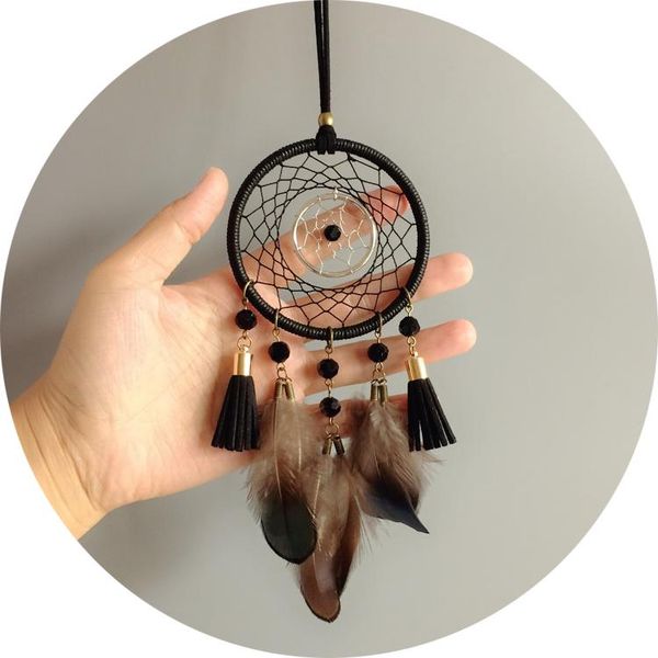 dream catcher wind chime with feather and crystal decorative objects & figurines
dream catcher wind chime with feather and crystal decorative objects & figurines