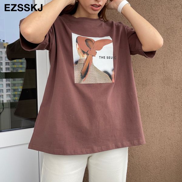 oversized t-shirt women graphic tees women summer o-neck cotton t-shirt casual printed t-shirt black blue girls tees, White
oversized t-shirt women graphic tees women summer o-neck cotton t-shirt casual printed t-shirt black blue girls tees, White